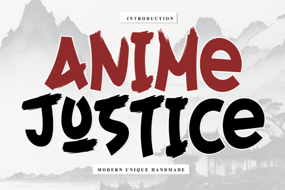 Anime Justice: A Timeless Handwritten Font