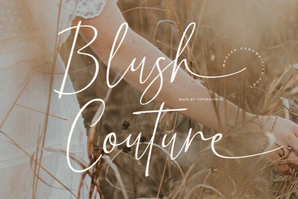 Blush Couture: Elegant Handwritten Typography