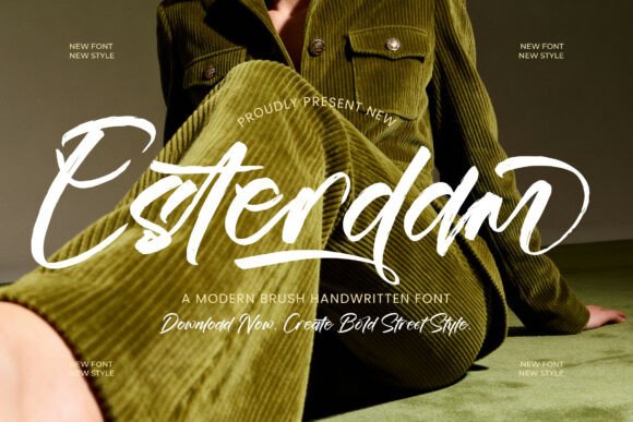Esterdam: A Modern Handwritten Font for Sophisticated, Real-World Design