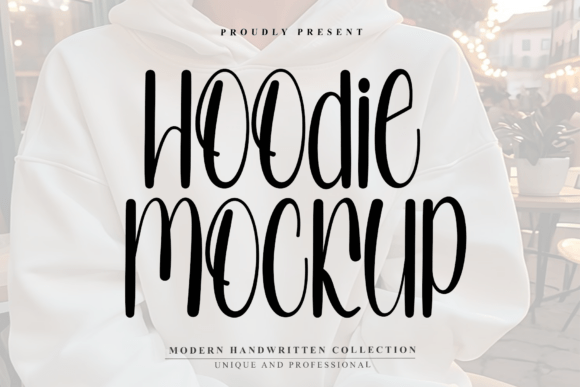Hoodie Mockup: Handwritten Boldness with Purpose
