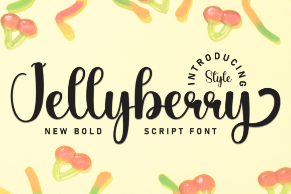 Jellyberry: Sweet & Friendly Typography