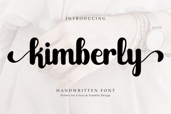 Kimberly: The Sweet & Bold Handwritten Font That Feels Like a Warm Hug