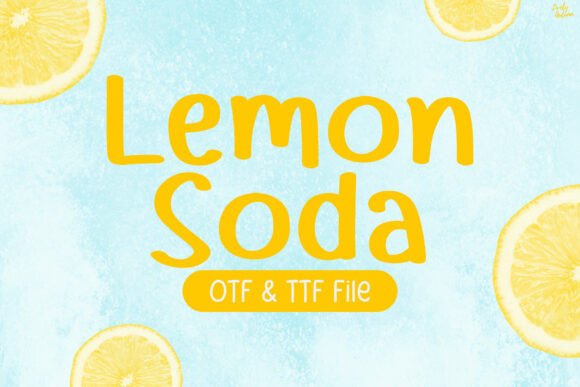 Lemon Soda: A Bright, Handwritten Sans Serif Font