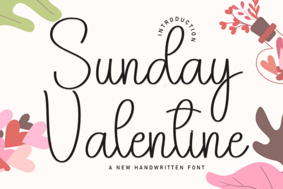 Sunday Valentine: A Handwritten Font Full of Warmth