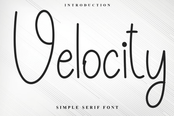 Velocity: Handwritten Elegance for Modern Design