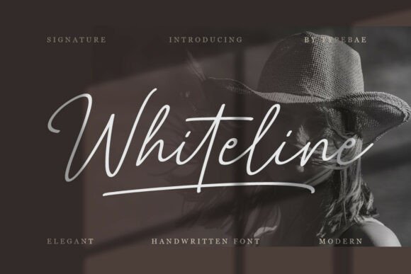 Whiteline: A Graceful Handwritten Script for Sophisticated Visual Identity