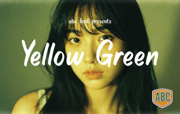Yellow Green: A Handwritten Font with Quiet Confidence