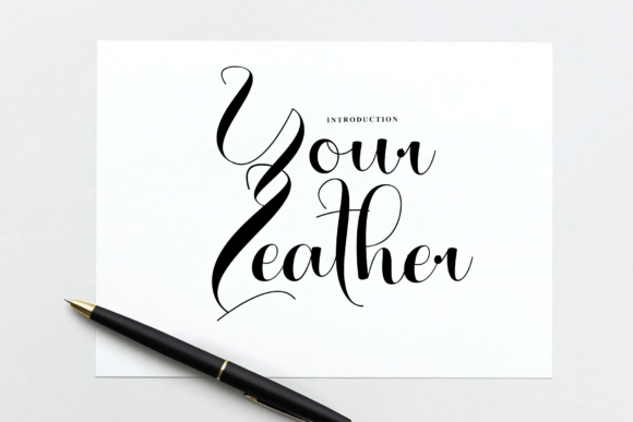 Your Leather: The Artful Script That Bridges Craftsmanship and Digital Expression