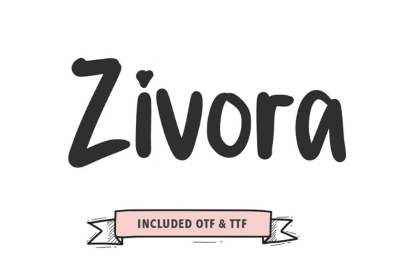 Zivora: The Handwritten Brush Font That Adds Bold Personality to Real Projects